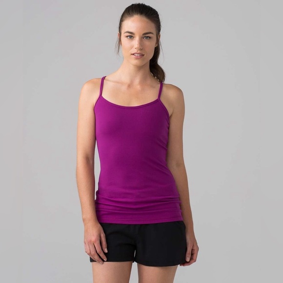 Lululemon Power Y Tank, Regal Plum, Size 8 - Picture 1 of 9